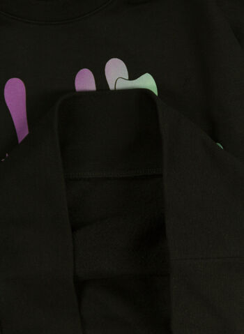 TUTA GIROCOLLO GRAPHIC RAGAZZA, KK001 BLK, small