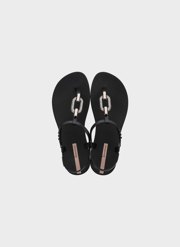 SANDALETTO CLASS SPARKLE FEM, AH930 BLACK, large