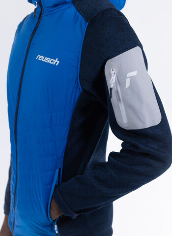 GIACCA HYBRIDTECH FULL ZIP, 4014 BLUE, small