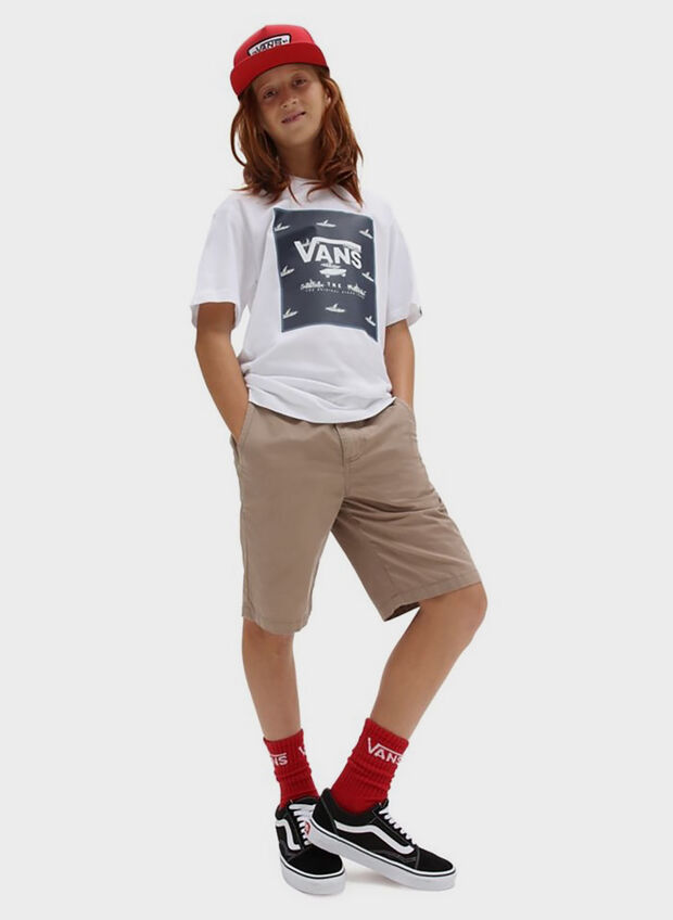 T-SHIRT PRINT BOX RAGAZZO, WHT, large