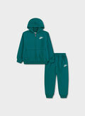 TUTA FT CLUB FULL ZIP BAMBINO, B9I GREEN, thumb
