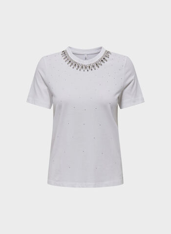 T-SHIRT JULIA HEART, BRIGHT WHITE, small