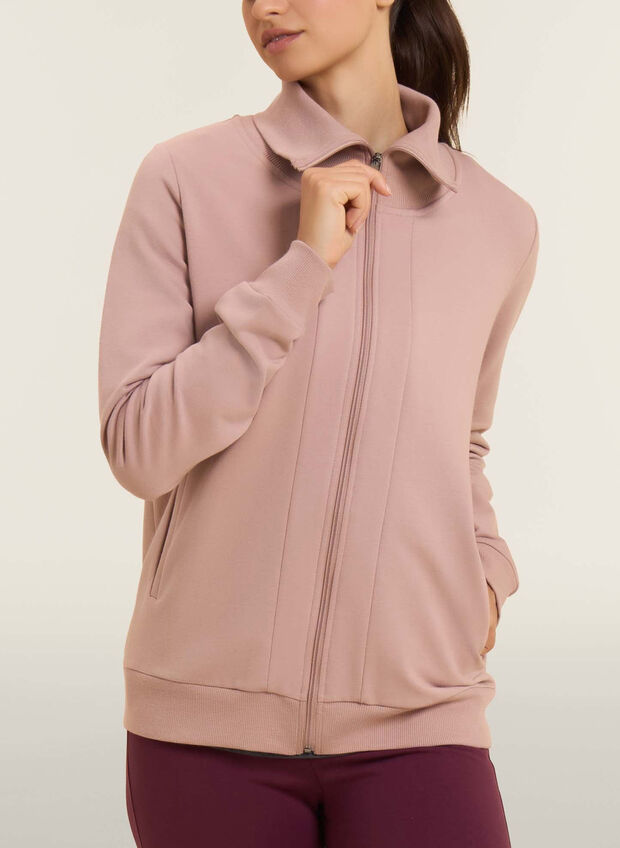 FELPA FULL ZIP A COLLO ALTO, Z85 CIPRIA, large