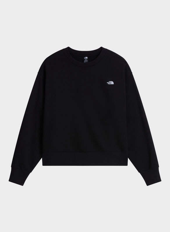 FELPA ESS MICRO LOGO GIROCOLLO, - BLK, medium