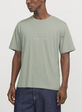 T-SHIRT SHORTSLEEVE LETTERING LOGO, ICEBERG GREEN, thumb