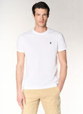 T-SHIRT IN COTONE SUPIMA PREMIUM QUALITY, 100 WHT, thumb