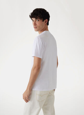 T-SHIRT LOGO FLOCK, G011 WHT, small