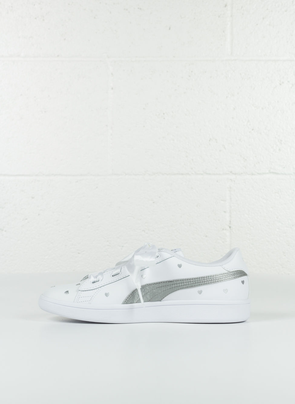 PUMA SCARPA SMASH V2 RIBBON RAGAZZA Bianco, Grigio Bambino | Sport85