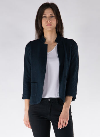 GIACCA APERTA NIDO D'APE, 99 BLK, small