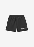 COSTUME BOXER BEACH MICRO LOGO RAGAZZO, MC026 BLK, thumb
