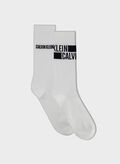 CALZA LOGO STRIPE, 002 WHT, thumb