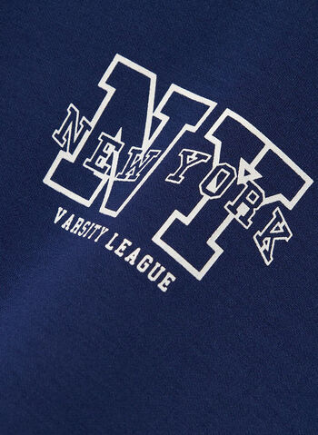 FELPA HOODIE NY VARISITY LEAGUE RAGAZZA, BLUEPRINT, small