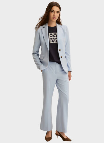 TAILLEUR IN TWILL STRETCH, 004 CELESTE, small