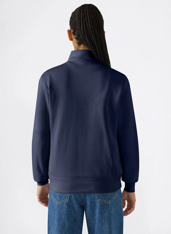 FELPA LEGGERA CON LOGO A CONTRASTO ICONS, BS501 NVY, medium