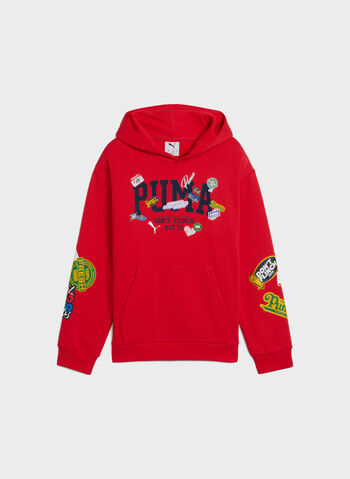 FELPA HOODIE HOOPERHOTLINE RAGAZZO, 11 RED, small