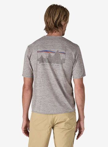 T-SHIRT CAPILENE COOL DAILY GRAPHIC, GREY, small