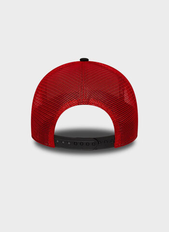CAPPELLO TRUCKER CHICAGO BULLS NBA SCRIPT UNISEX, BLKRED, small