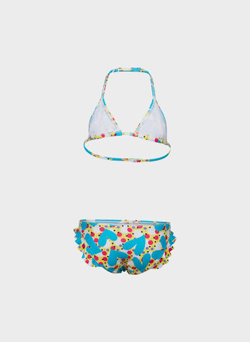 COSTUME BIKINI TRIANGOLO VINTAGE RAGAZZA, 300 SOFT GREEN, small