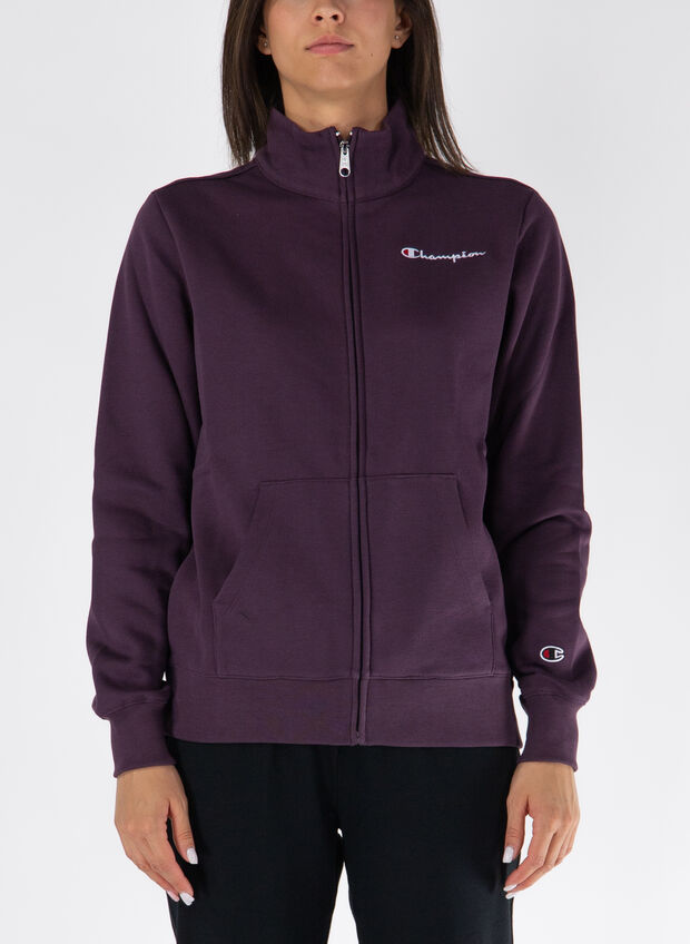 FELPA SCRIPT SHOP FULL ZIP, VS503 PURPLE, large