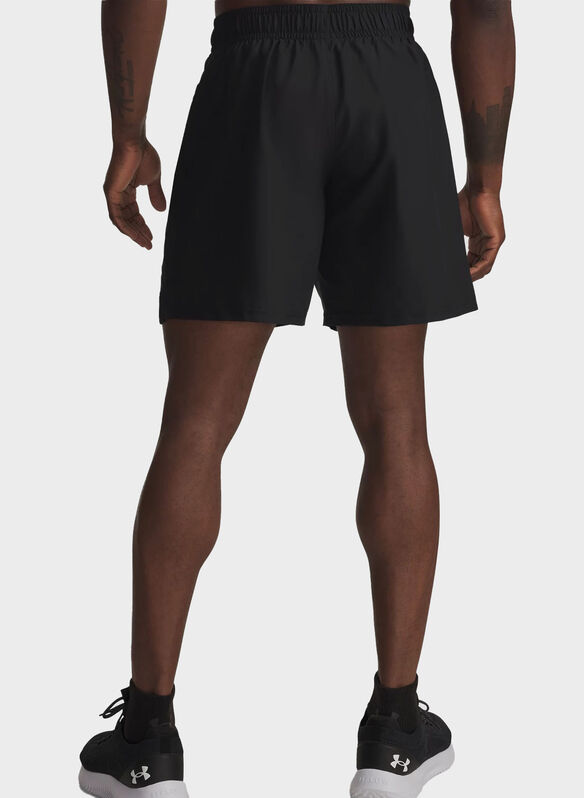 SHORT TECH™ WOVEN WORDMARK, 0008 BLKLIME, medium