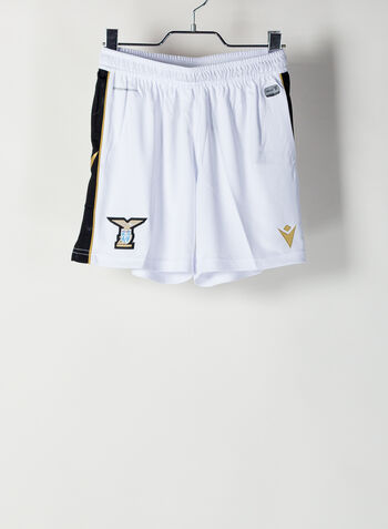 PANTALONCINO S.S. LAZIO EUROPA 2020-21 RAGAZZO, WHTBLKGOLD, small