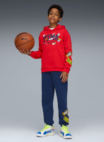 FELPA HOODIE HOOPERHOTLINE RAGAZZO, 11 RED, small