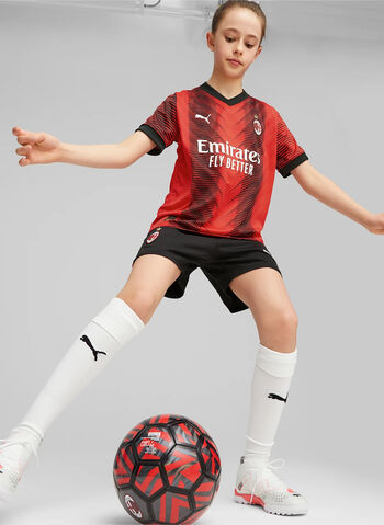 MAGLIA AC MILAN HOME 2023-24 RAGAZZO, 01 BLKRED, small