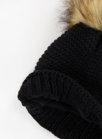 CAPPELLO PONPON PELO, BLACK, small