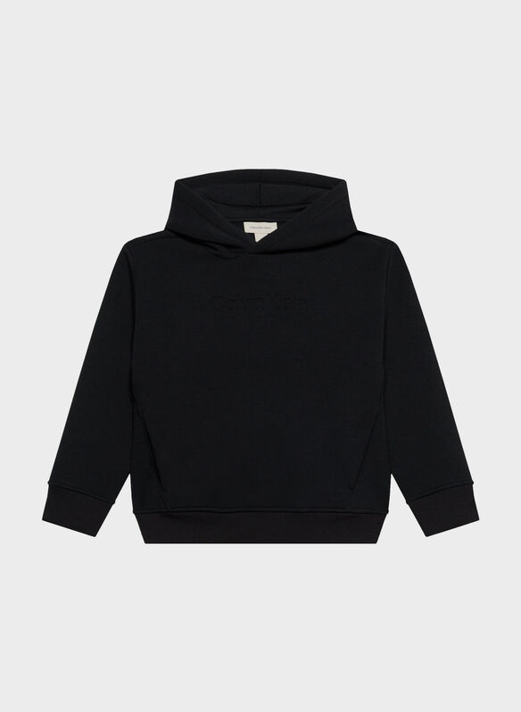 FELPA SCUBA HOODIE RAGAZZO, BEH BLK, medium