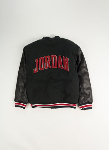 GIUBBOTTO COLLEGE JORDAN RAGAZZO, 023 BLK, small