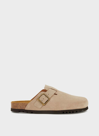 SANDALO SABOT OLIVIER NEW SUEDE, DKBE BEIGE, small