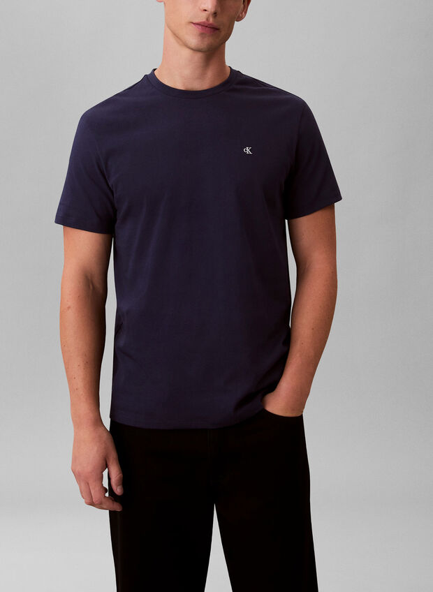 T-SHIRT CON MONOGRAMMA LOGO, CEF NVY, large