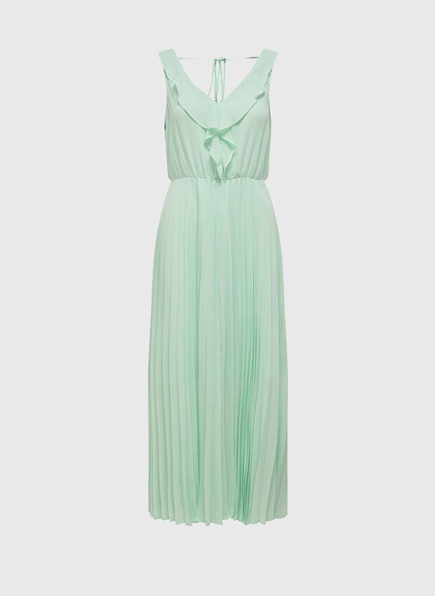 ONLY ABITO LUNGO PLISSETTATO Verde Donna | Sport85