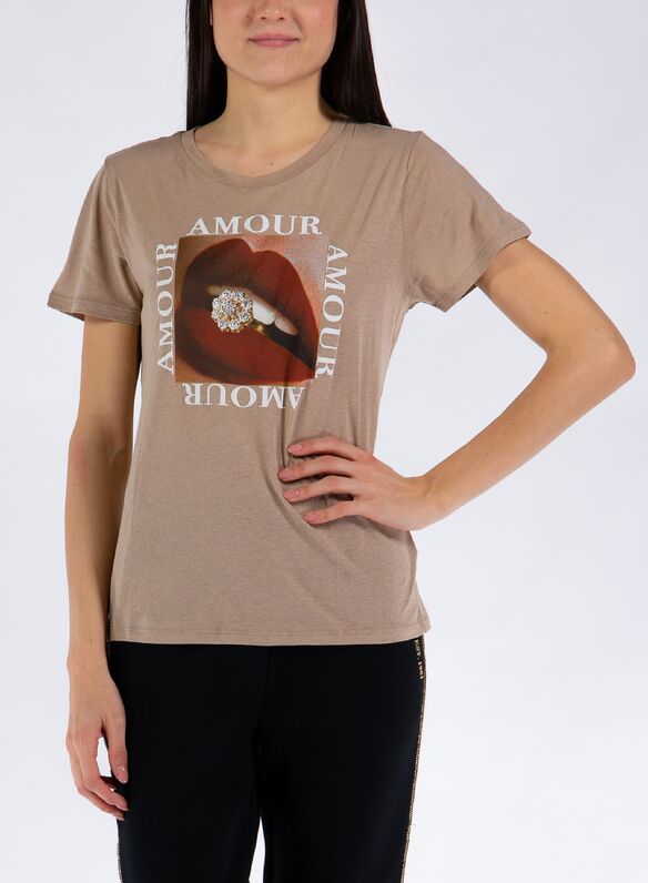 T-SHIRT ARMOUR, G1DA NOCCIOLA, medium