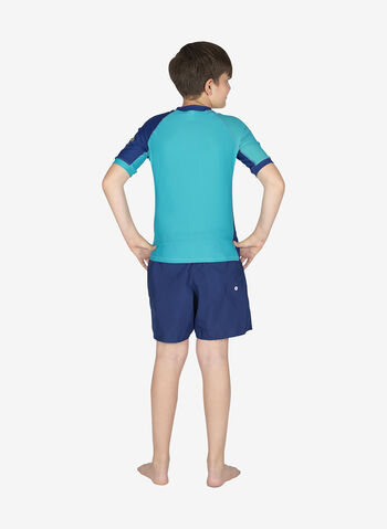 MAGLIA ANTI UV RASHGUARD JUNIOR, , small