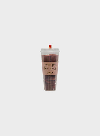 CALZE MILK SHAKE 3 PAIA, BRICK, small