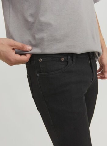 JEANS LIAM SKINNY 5 TASCHE, BLACK DENIM, small