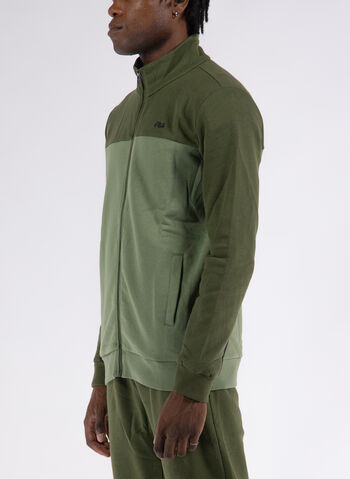 FELPA FULL ZIP BICOLOR, 63076 SALVIA, small