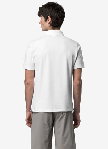 POLO VANOINE LIGHT STRETCH JERSEY, 001 WHT, small