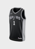 CANOTTA NBA S.ANTONIO WEMBANYAMA RAGAZZO, - BLK, thumb