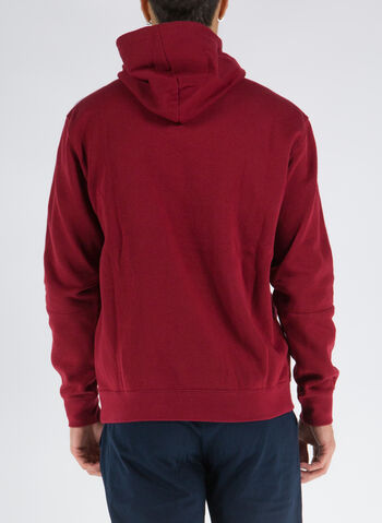 FELPA CON CAPPUCCIO, RS506 BORDEAUX, small
