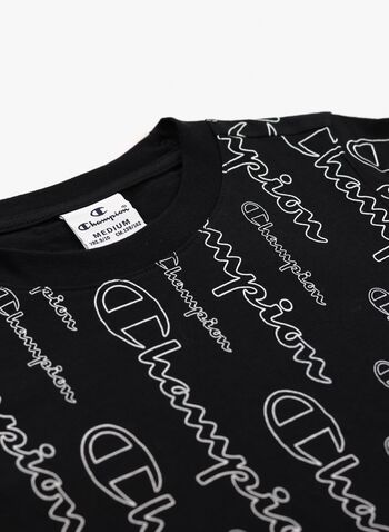 T-SHIRT ALL OVER RAGAZZA, KL001BLK, small