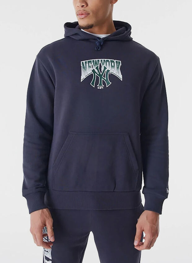 FELPA HOODIE OVERSIZE NEW YORK YANKEES MLB, NVY, large
