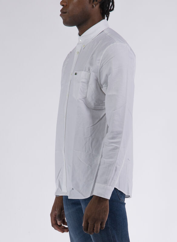 CAMICIA OXFORD, 001 WHT, medium