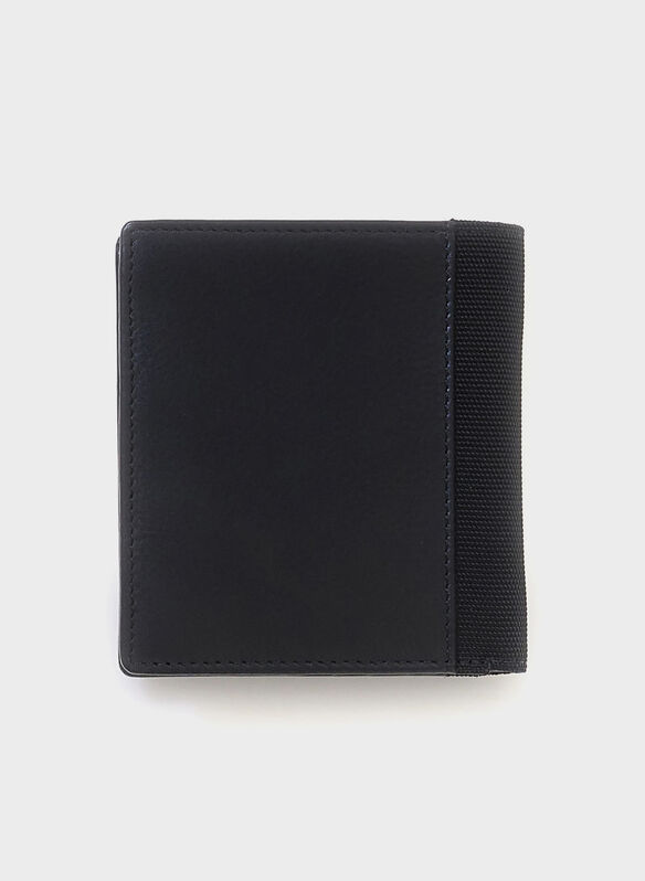 PORTAFOGLIO IN VERA PELLE BERNA, BLA BLK, medium