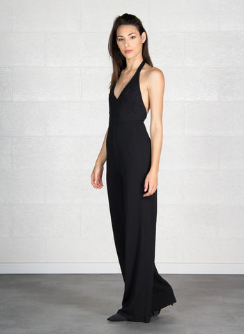 TUTA INTERA COLLO AMERICA RICAMO, BLK, small