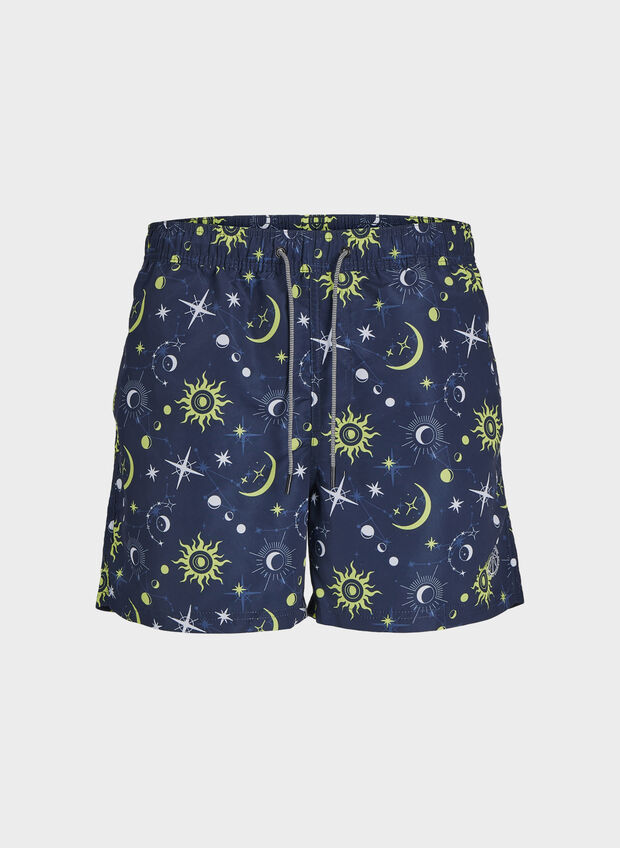 COSTUME BOXER BEACH STAMPA ASTRO, , large