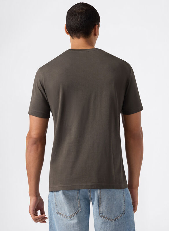 T-SHIRT HERITAGE LOGO, GS509 BOSCO, medium