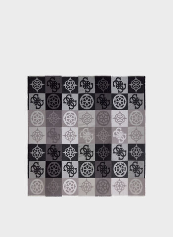 SCIARPA KEFIAH 4G LOGO PEONY, BML BLK MULTI, small