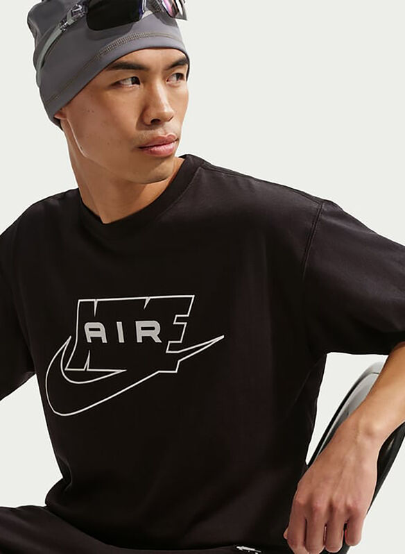 T-SHIRT AIR, 010 BLK, medium